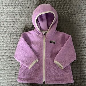 L.L. Bean Zip Up Fleece Jacket 6-12 months